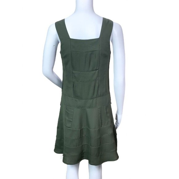 Nanette Lepore L Amour Green Sleeveless Jumper Dress XS - Picture 4 of 6